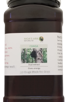 Chaga Tea blended with Black Tea and Vanilla Pod 30 Tea Bags